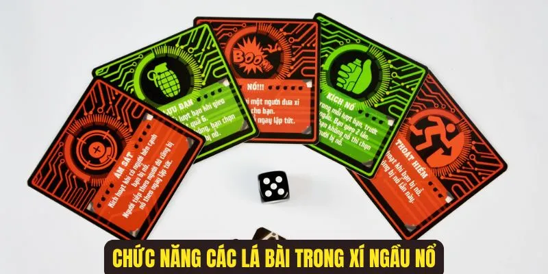 Những thẻ bài và chức năng hấp dẫn trong trò chơi bom lắc