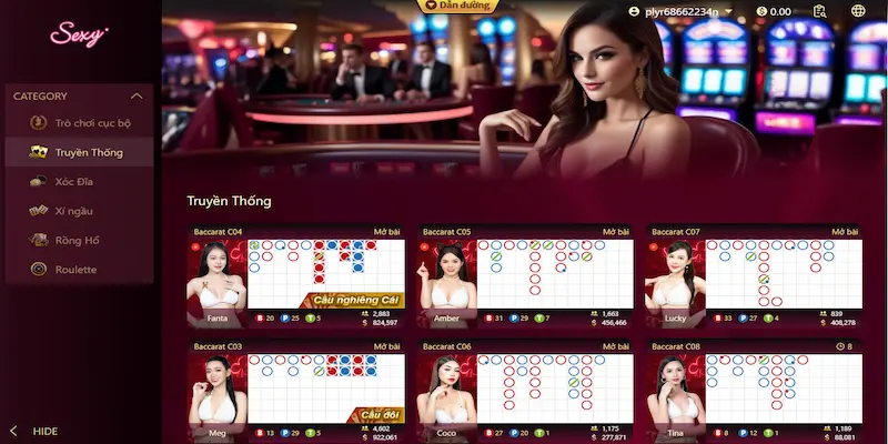 Sexy Gaming - Địa điểm quy tụ dàn Dealer xinh đẹp