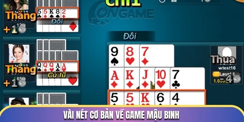 Vài nét cơ bản về game Mậu Binh